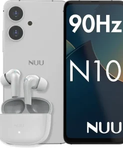NUU N10 Basic Cell Phone with Earbuds Bundle for T-Mobile