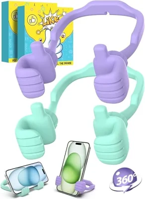 UPGRADE Adjustable Lazy Thumbs Up Phone Holder