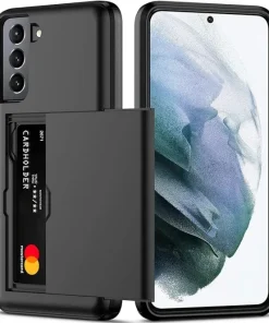 Nvollnoe for Samsung S21 Case with Card Holder 5G 6.2 inch