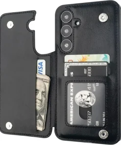 Compatible with Samsung Galaxy S24 Plus Wallet Case with Card Holder