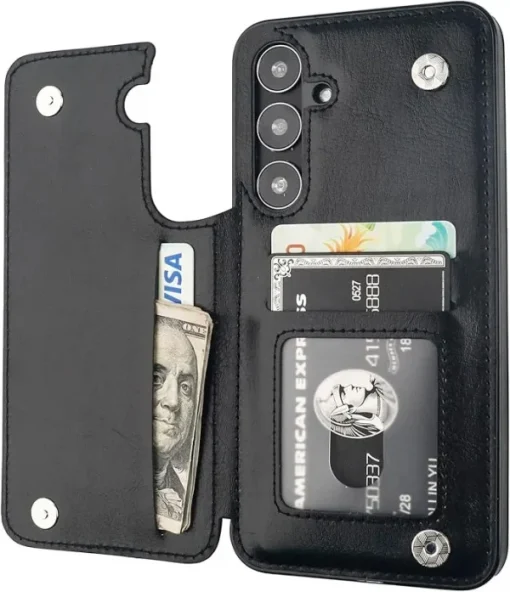 Compatible with Samsung Galaxy S24 Plus Wallet Case with Card Holder